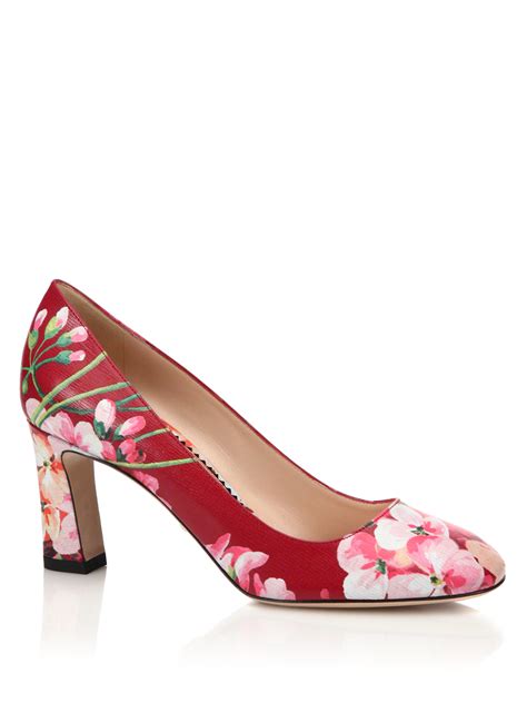 gucci heels floral|gucci women's high heel shoes.